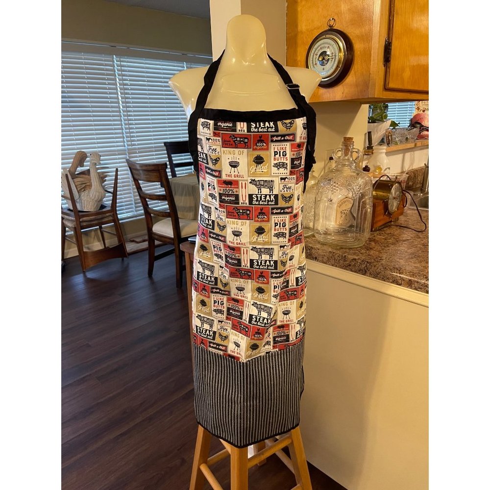 Grill Lovers Cotton Pocketed Apron New